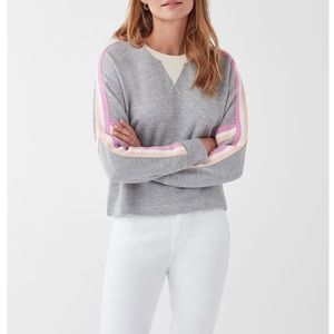 Splendid Bayside Active Racer Stripe Pullover S